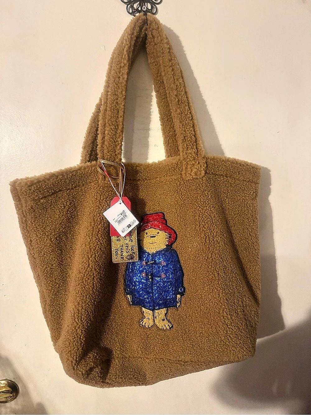 Kurt Geiger Paddington tote Teddy Tote NWT in Brown